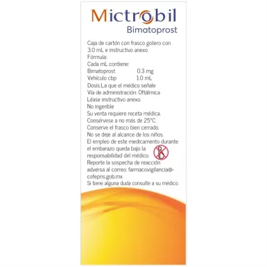 Mictrobil 0.3 mg/mL Ophthalmic Solution – 3 mL Bottle (Generic for Latisse®) | CMC Pharmacy Cabo Delivery in Cabo Mictrobil 0.3 mg/mL Ophthalmic Solution – 3 mL Bottle (Generic for Latisse®) - Image 4