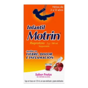 Motrin® Children’s Ibuprofen Oral Suspension, 100 mg/5 mL – 120 mL Bottle