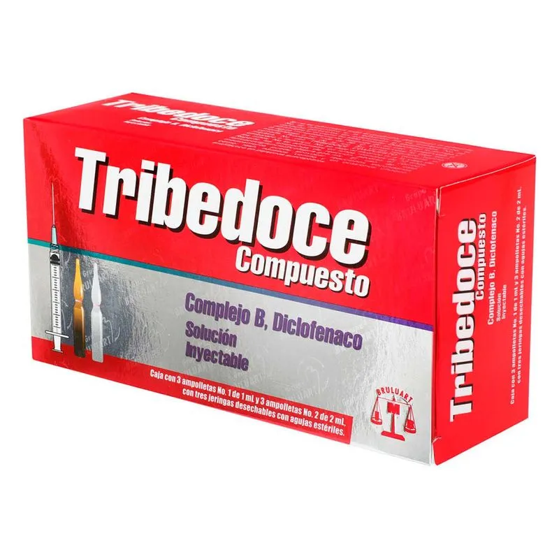 Vitamin B12 Energy Shot – Tribedoce Injectable Complex with B1, B6 & B12 (3 Ampoules) | CMC Pharmacy Cabo Delivery in Cabo Vitamin B12 Energy Shot – Tribedoce Injectable Complex with B1, B6 & B12 (3 Ampoules) - Image 3