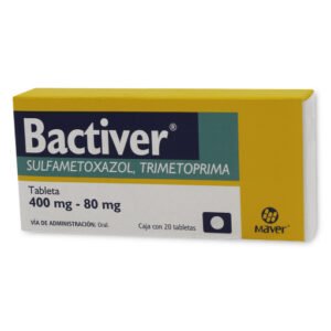 Bactiver Sulfamethoxazole / Trimethoprim 400/80 mg Tablets – 20 Count (Generic Bactrim®)