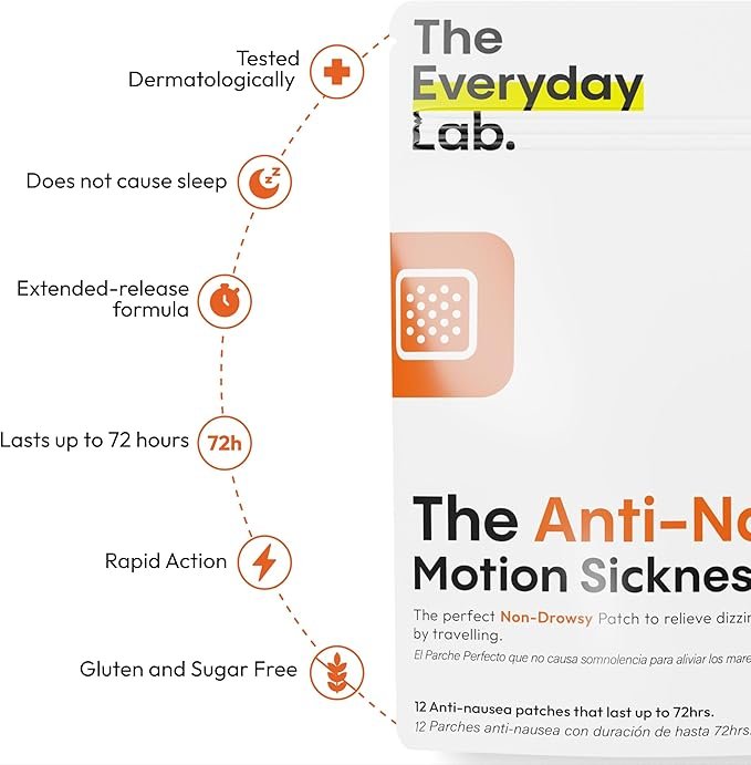 Natural Motion Sickness Patch – 72-Hour Anti-Nausea Relief | Everyday Lab | CMC Pharmacy Cabo Delivery in Cabo Natural Motion Sickness Patch – 72-Hour Anti-Nausea Relief | Everyday Lab - Image 2